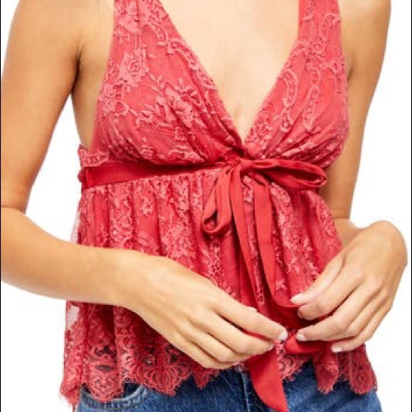 Free People Chante Lace Tank Top - Picture 1 of 6